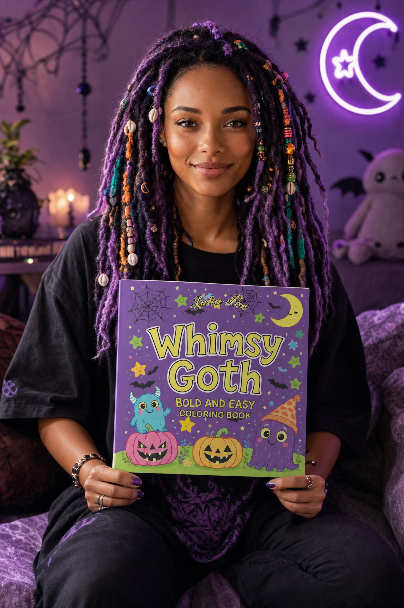 Whimsy Goth Coloring Book